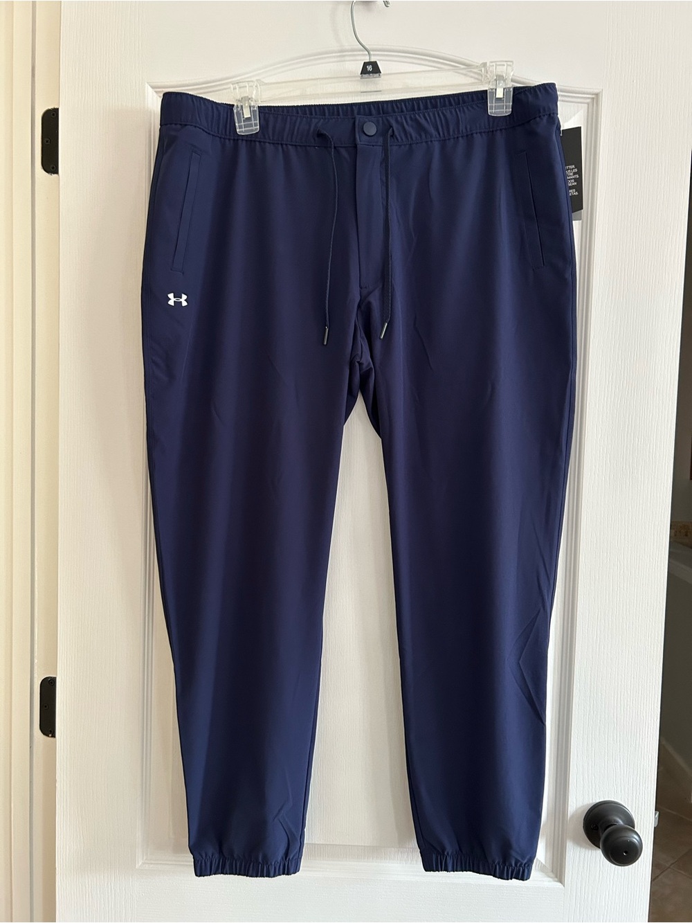 NWT New Under Armour Navy Athletic Jogger Pants XL
